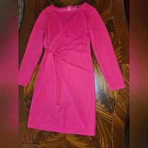 Pink Long Sleeve Dress